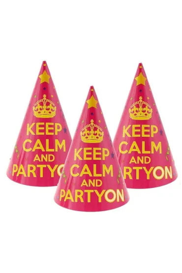 Godan Czapeczki "Keep clam and party on" 100szt