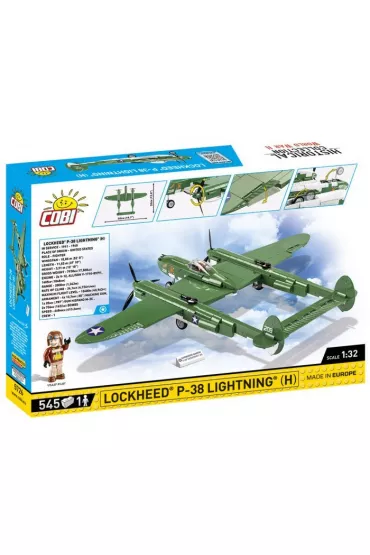 HC WWII samolot Lockheed P-38 Lightning