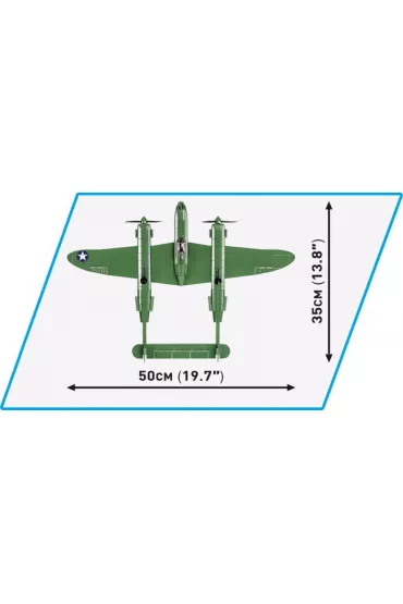 HC WWII samolot Lockheed P-38 Lightning