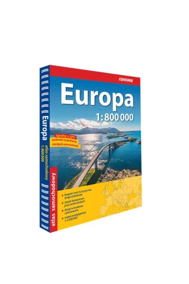Europa Atlas Samochodowy 1:800 000� 2026/2027