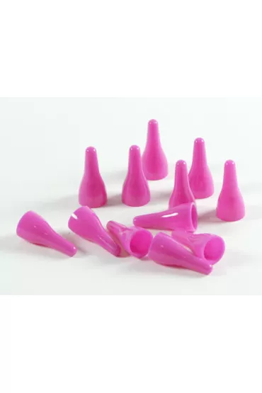 Pionki do gry plastik zwyk�e - r�owe - 100 szt.