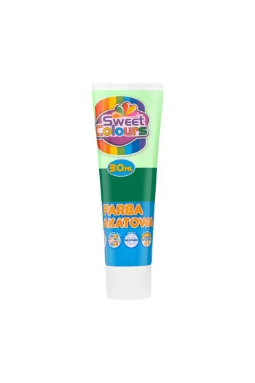 Sweet colours Farba plakatowa w tubie zielona 30 ml
