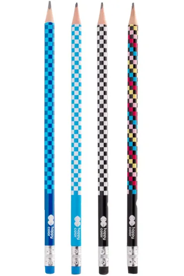 M&G O��wek tr�jk�tny z gumk� 2B Skate Happy Color