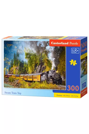 Puzzle 300 el. Wycieczka poci�giem parowym Castorland