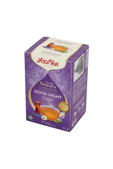 Yogi Tea Herbatka dla zmys��w z olejkiem lawendowym (for the senses good night) 17 x 2.1 g Bio