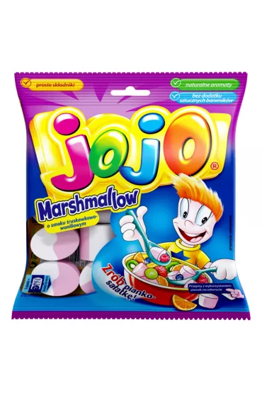 Jojo Pianki Marshmallow o smaku truskawkowo-waniliowym 86 g