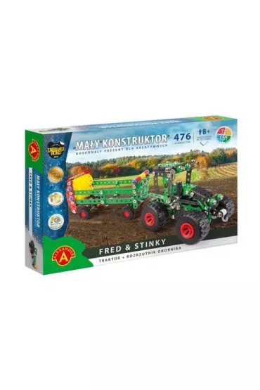 Ma�y konstruktor. Fred & Stinky. Traktor i rozrzutnik obornika