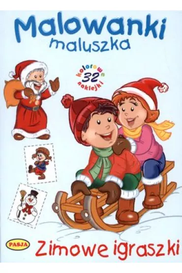 Zimowe igraszki malowanki maluszka