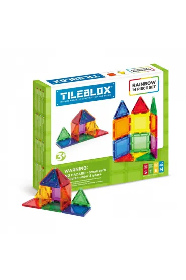 Tileblox. Zestaw t�czowy. 14 element�w