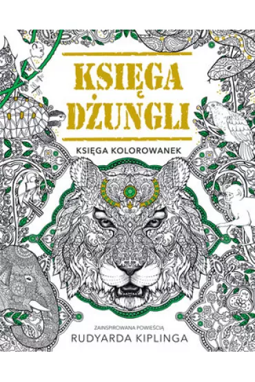 Ksi�ga d�ungli. Ksi�ga kolorowanek