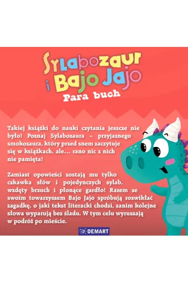 Sylabozaur i Bajo Jajo. Para buch - Agata  Komosa-Stycze�
