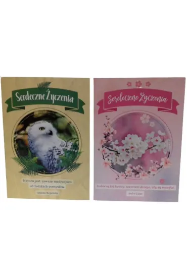 Karnet B6 Serdeczne �yczenia zwierz�ta lub natura mix