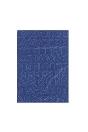 Artdruk Litery samoprzylepne niebieskie 2 cm 8 szt.