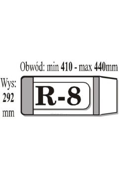 Okadka ksikowa regulowana R8 (50szt.) IKS