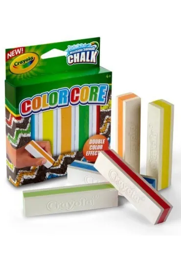 Crayola Kreda chodnikowa 2 kolorowa 5 kolor�w 5 szt.