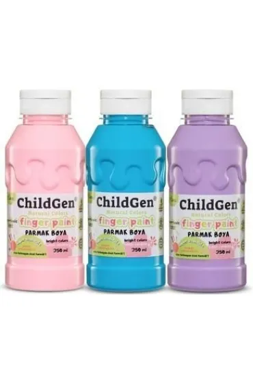 ChildGen Farby do malowania palcami 3x350ml