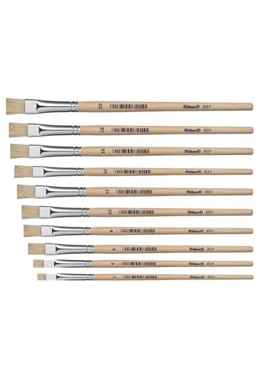 Pelikan P�dzel p�aski 613f (8,10,12) 3 szt.