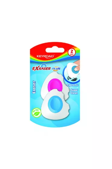 Keyroad Gumka do �cierania exraser plus 2 szt.