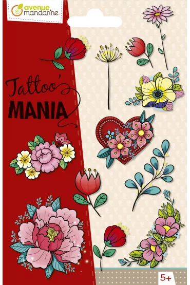 Tatua�e Tattoo Mania Kwiaty Avenue Mandarine