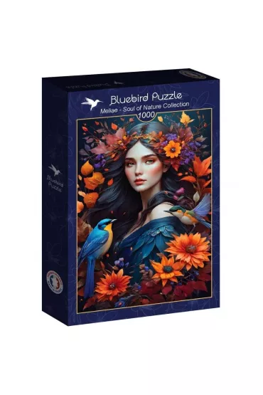 Puzzle 1000 el. Kolekcja natury - Meliae Bluebird Puzzle