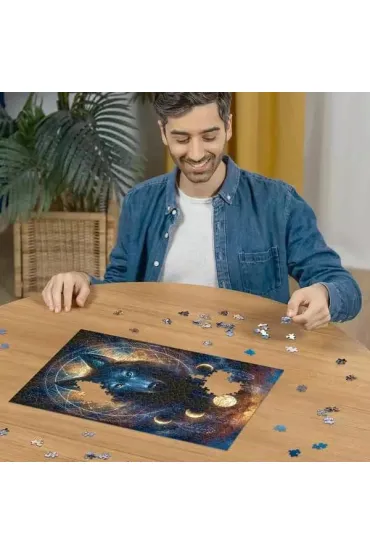 Puzzle 500 el. �wiec�ce w ciemno�ci - Wilk i ksi�yce Ravensburger