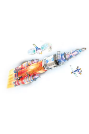 Klocki. Laser Pegs. Mars Rocket