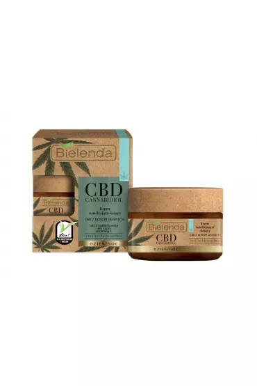Bielenda CBD Cannabidiol krem do twarzy nawil�aj�co-koj�cy na dzie� i na noc 50 ml