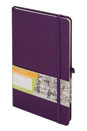 Antra Notes A5 Romantyzm Fiolet linia 160 kartek