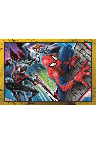 Puzzle 4w1 - SuperColor. Marvel (12+16+20+24 el.) Clementoni