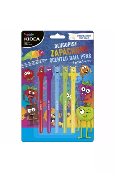 Derform Kidea D�ugopisy zapachowe z figurk� 5 szt.