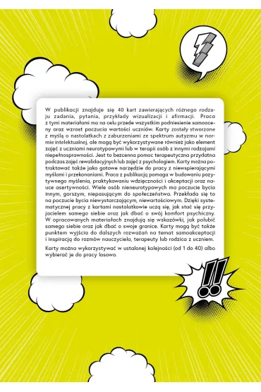 Odkrywam swoje supermoce. Karty z zadaniami podnosz�cymi poczucie w�asnej warto�ci oraz wzmacniaj�cymi samoocen� uczni�w z autyzmem - Joanna Stalka-Jarska