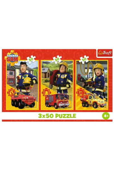 Puzzle 3x50 el. Ekipa z remizy Trefl