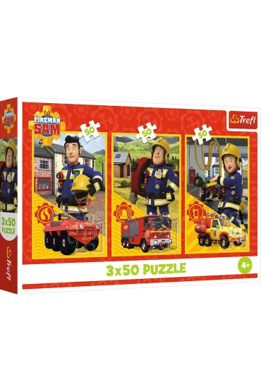 Puzzle 3x50 el. Ekipa z remizy Trefl