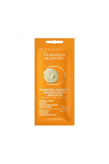 Dermika Maseczki Pi�kno�ci Tajemnica M�odo�ci maseczka przeciw zmarszczkom i bruzdom do cery dojrza�ej 10 ml