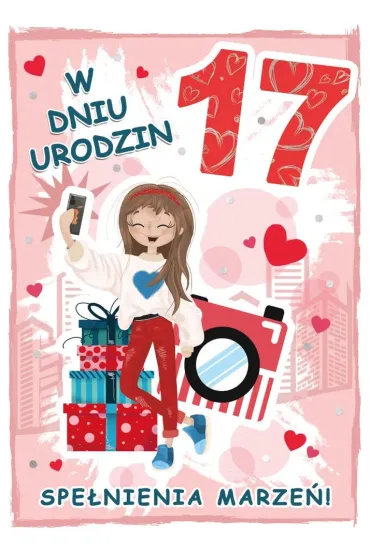 Armin Style KARNET URODZINY 17 B6 Z KOP AS GM-1110 FOL