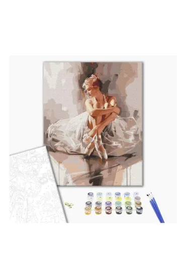 Brushme Malowanie po numerach - Balerina w ob�oku czu�o�ci 40x50cm
