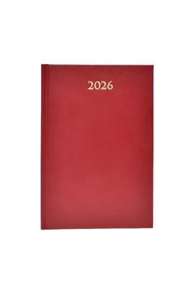 Terminarz 2026 A5 dzienny Divas bordowy