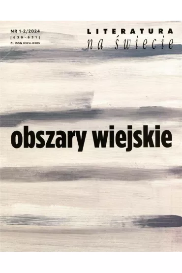 Literatura na �wiecie 1-2/2024