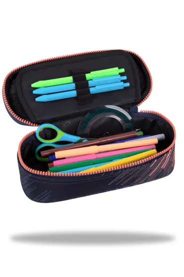Pi�rnik saszetka owalna 1zamek 1klapka Campus Peach CoolPack PATIO F062002