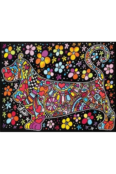 Kolorowanka welurowa Basset 47x35cm