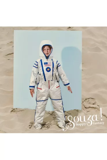 Kostium kombinezon astronauty srebrny 3-4 lata