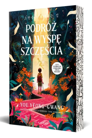 Podr� na wysp� szcz�cia (ilustrowane kraw�dzie bia�o-czarne) - You Yeong-Gwang