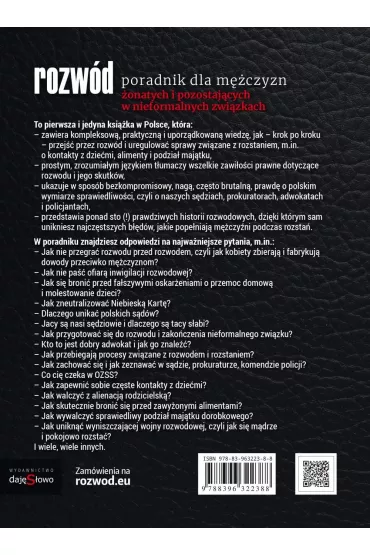 Rozw�d. Poradnik dla m�czyzn - Wojciech  Malicki