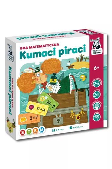 Kumaci piraci. Gra matematyczna - Hubert Bobrowski, Jarosaw  Wjcicki