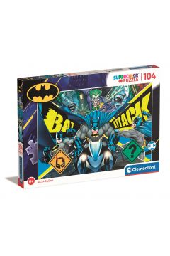 Puzzle 104 el. Super Kolor Batman Clementoni