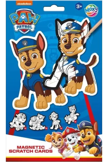 Magnesy do drapania Psi Patrol 10 szt + patyczek CCG-MZ IMPORT