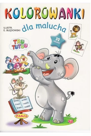 Tru tutuu kolorowanki dla malucha