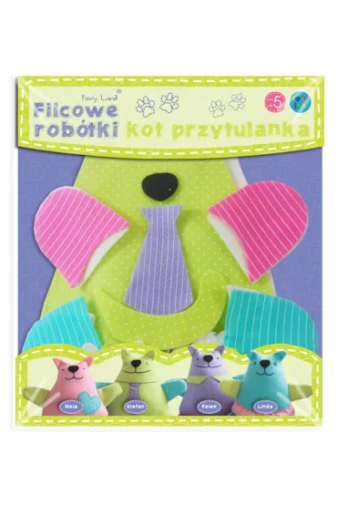Kot przytulanka Stefan. Filcowe rob�tki