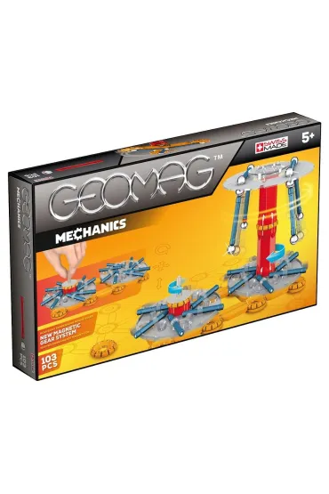 Geomag Mechanics. Klocki magnetyczne. 103 element�w
