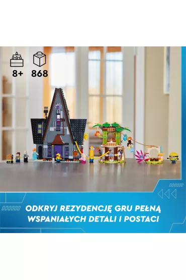 LEGO Despicable Me Rodzinna rezydencja Gru i minionkw 75583